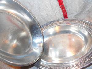 Vintage (51) Silver-On-Copper, Covered Serving Dish National