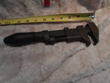 Vintage Cast Iron/Iron and Wooden-Handled Monkey Wrench (10 1/4) #51a