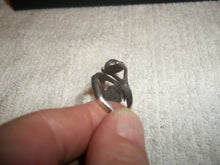 Vintage Silver & Topaz Ring (Adjustable) (528)