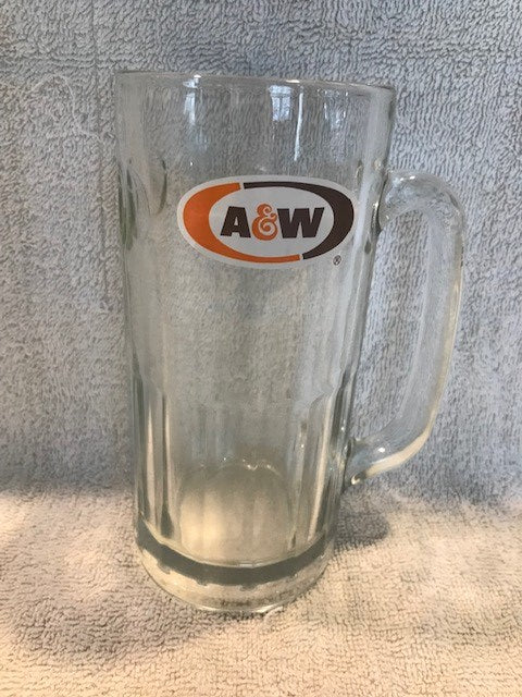 Vintage Large A & W Glass Mug #601