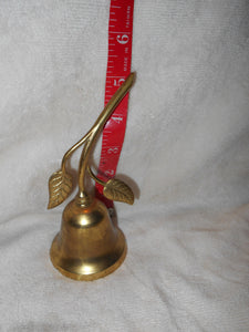 Vintage Brass Leaf Bell (52)