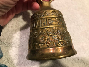 Vintage Brass Monastery Bell (#441)