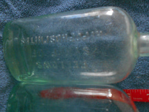 3 Vintage Fellows Syrup Hypophosphites Medicine Bottles (101)