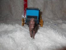 Vintage Metal Horse & Wagon Bank Montegomery Ward #2001