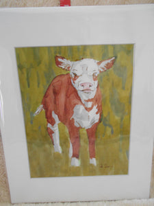 Handmade Watercolor's by Sierra's Lane: "Baby Farm Animal Series" #2004-#2005