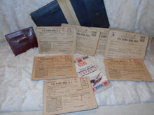 War Rations & Tokens Folder Vergennes, VT Owned (9f)