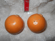 Vintage Ceramic Florida Orange Salt & Pepper Shakers (463)