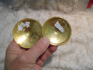 Vintage Pair of Brass Bird Goblets (21)