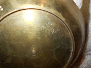 Vintage Heavy Brass Square Bowl 5" (32)