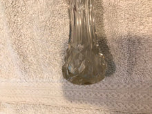 Vintage Pressed Clear Glass Bud Vase  #1151