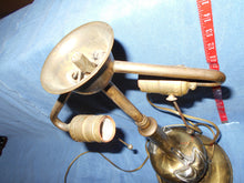 Antique/Vintage 20th Century Brass 2-bulb Lamp (#14)