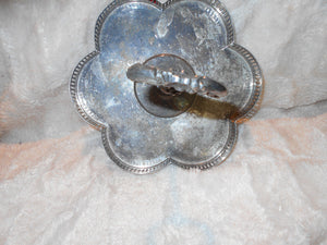 Vintage Silver/Silverplate Condiment/Drink Tray (55)