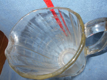 Vintage Lead Glass Pitcher W/Embossed Measurements (30)