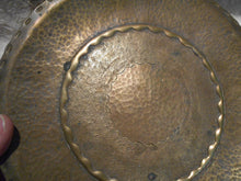 Vintage Brass Hammer-Design Tray (57)