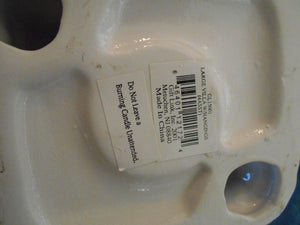 Ceramic Candle House 8 1/2" (#9)