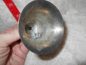 Vintage  Pewter Santa Bell (61)