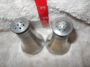 Vintage Priscilla Pewter Salt & Pepper  Shakers (9)