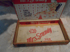 Vintage Mrs. Grundy's Advertising Box (13)