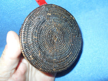 Vintage Woven Brown Trinket Basket (22) #22