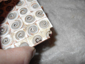 Vintage Seashell Trinket Box (821)