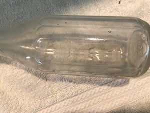 Vintage Condiment (?) Clear Duraglass Bottle  #841