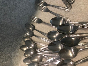 Old Large Lot of Silverware  #1049