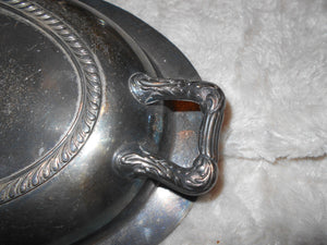 Vintage (47) Silver/Silverplate, Covered Serving Dish Oneida