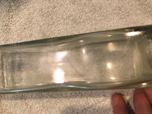 Vintage Clear Lead Glass Vase  #1154