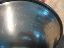 Vintage Pewter Trophy Bowl Woodburg (52)