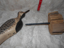 Vintage Hand-Carved & Painted Sand Piper on Base E. H. #110