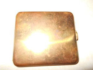 Vintage Brass Cigarette Case (511)