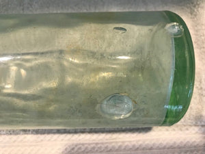 Antique Light Green Beverage Bottle  #832