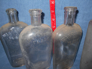 Lot of 3 Vintage Medicine Bottles (104)