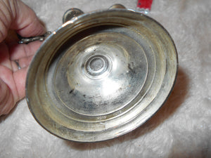 Vintage  Silverplate, 3-Candle Holder (66a)