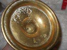 Vintage Solid Brass Ring-Held Candle Holder (41)