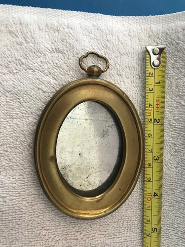 Vintage Silver Amber Photo Frame (#96)