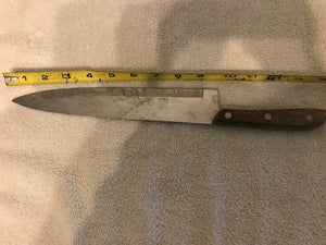 Vintage Stainless Steel & Wooden Handled Knife (#503)