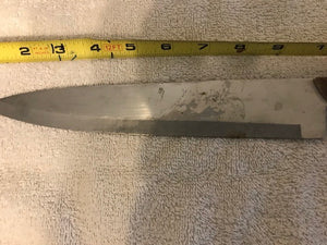 Vintage Stainless Steel & Wooden Handled Knife (#503)