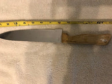 Vintage Stainless Steel Wooden Handled Knife (#504)