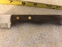 Vintage Stainless Steel Wooden Handled Knife (#506)