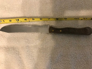 Vintage Stainless Steel Wooden Handled Knife (#506)