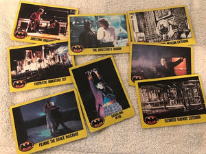 Vintage Set of 8 Batman Cards (#514)