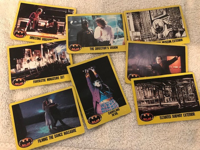 Vintage Set of 8 Batman Cards (#514)