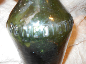 Vintage  DK. Green - Benedictine Beverage Bottle 2