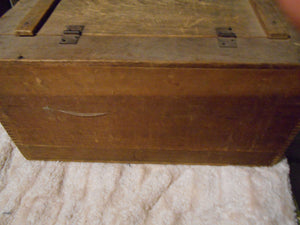 RARE COUNTRY STORE "STEWART'S ACORN BISCUIT" SHIPPING BOX / WOODEN CRATE c1890s (23)