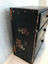 Antique Handpainted 3-drawer Box  #1093