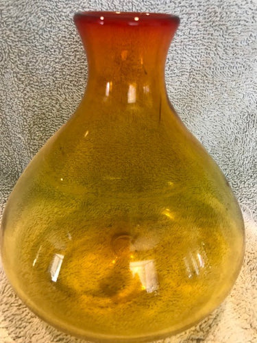 Vintage Yellow & Orange Bottle #809