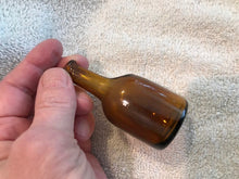 Vintage Mini Amber Bottle #822