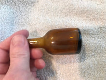 Vintage Mini Amber Bottle #822