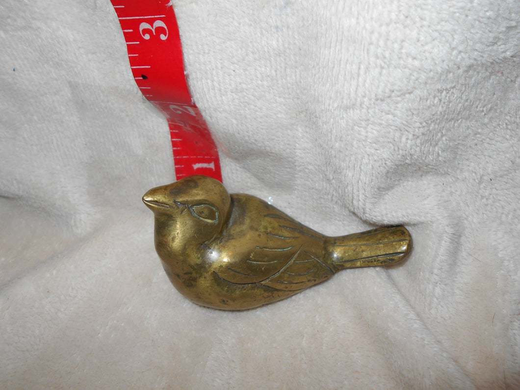 Vintage  Heavy Brass Bird (11)